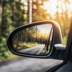 auto, spiegel, road, autofahren, anblick, geschwindigkeit, anreisen, himmel, r&uuml;ckansicht, anfahrt, aufziehen, auto, hauptstra&szlig;e, fenster, automobile, traffic, transport, side, bewegung, bef&ouml;rderung, l