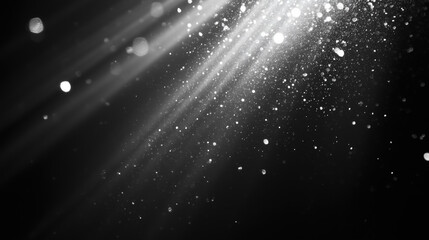Light Beams with dust particles