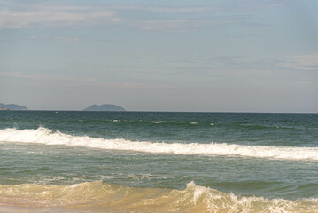 coastline of Gamboa beach, Santa Catarina, Brazil