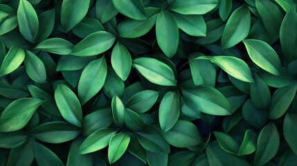 Obraz premium green summer foliage abstract texture with tree leaves and blur background