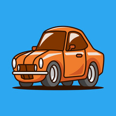 Orange Classic Car