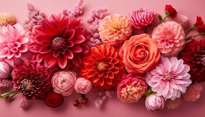 bouquet of pink roses