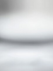 Blank light grey blurred background with radial gradient. Studio room backdrop. vignette photo effect. White gray empty template gradient illustration