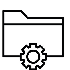 data management vector icon