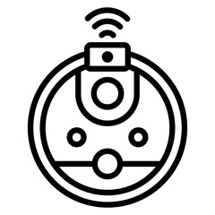 robot vacuum icon