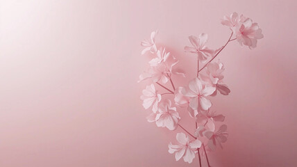 Fototapeta premium 桜の枝のミニマルな美しさ