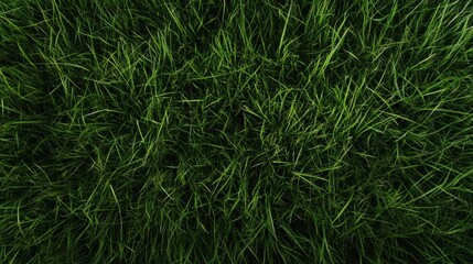 Lush green grass under bright sunlight on a summer afternoon in a serene outdoor setting