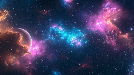 Obraz premium 神秘的な宇宙