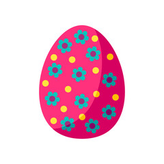 Illustration of cute Easter egg.