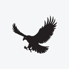 Stunning Eagle Silhouette Graphics for Creative Projects