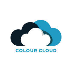 Abstract Cloud Logo for Technology and Networking Concepts