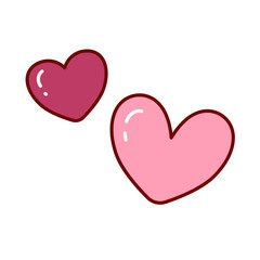 Doodle Valentine Element Heart