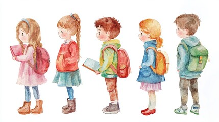 School art classroom view