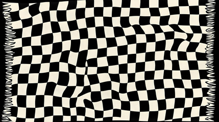 Checkered Flag Illustration
