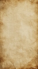 Fototapeta premium Aged paper texture with creases and discoloration.