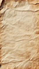 Crinkled, aged paper texture.  A background of time and history.
