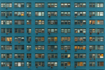 Teal Building Facade Photo