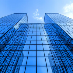 Glass Skyscraper Building Illustration