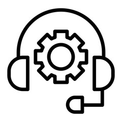 technical support vector icon