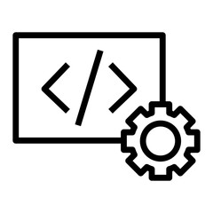 code optimisation vector icon