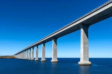 Ocean Bridge Realistic Image