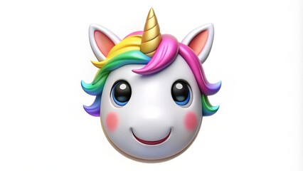 Cartoon Unicorn Head