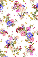 Seamless pattern floral design abstract surface pattern textile design