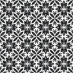 Traditional Vintage Tile Pattern with Artistic Decorative Arrangements