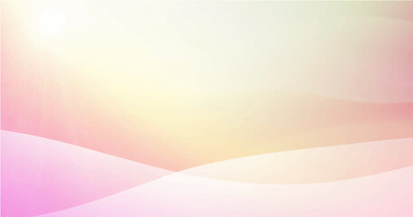 white and pink plus yellow , green gradiants smooth  light lines dots background. Vector illustration