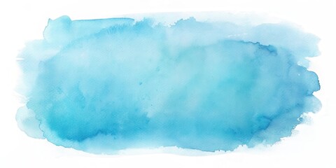 Abstract Blue Watercolor Wash Background Texture for Design Projects