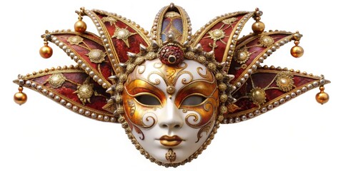 Naklejka premium Venetian Carnival Mask