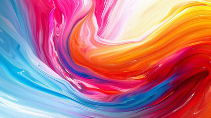Obraz premium Multicolored Dynamic Shapes Wallpaper Isolated on Transparent Background