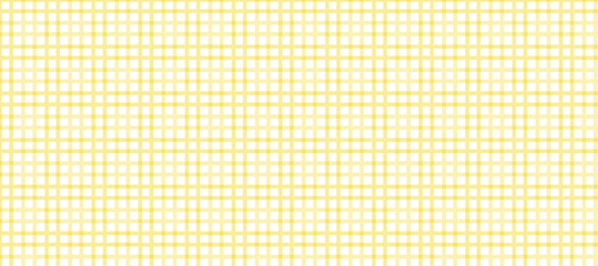 Yellow and white plaid fabric texture background