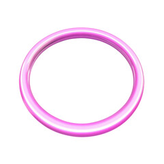 Colorful Circular Ring with Soft Glow and Radiant Effects