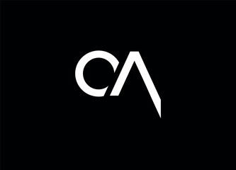 CA logo desing and monogram logo
