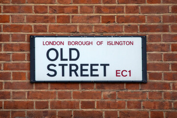 Obraz premium Old Street in London, UK