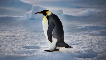 Fototapeta premium emperor penguin in polar regions