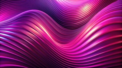Obraz premium Abstract Pink and Purple Wavy Lines Background Design