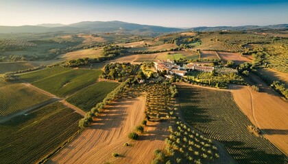 Obraz premium vineyard in the morning