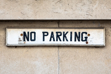 No Parking Sign