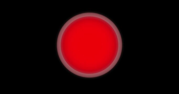 red stop button	
