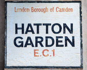 Fototapeta premium Hatton Garden in London, UK