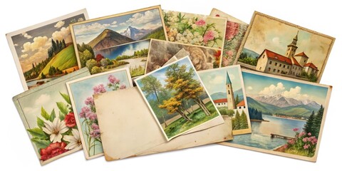 Collection of Vintage Postcards