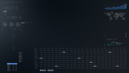 Dynamic data visuals for business info graphics, animated charts, and data-driven insights for a...