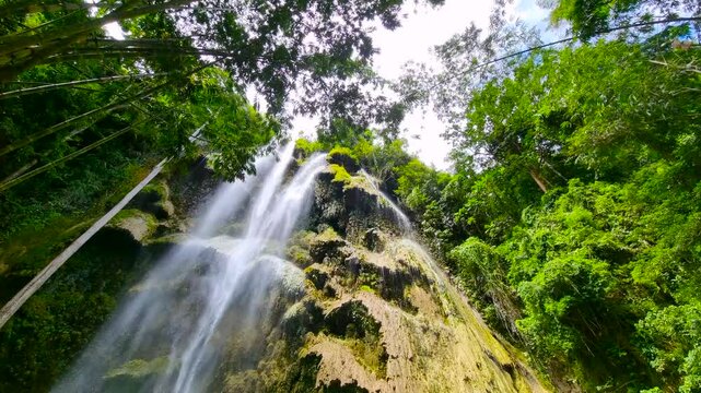 Cebu Island. Philippines. Tumalog Waterfall.  
