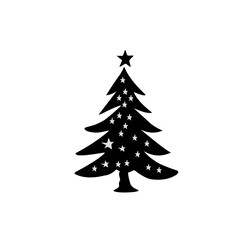 Christmas Tree Silhouette Vector