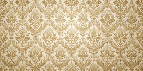 Gold Damask Pattern Background Texture