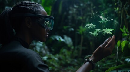 Exploring nature with augmented reality.