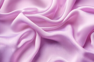 Luxury Lavender Silk Fabric Drape Texture Background