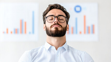 Mindfulness techniques for business professionals in a calm office environment